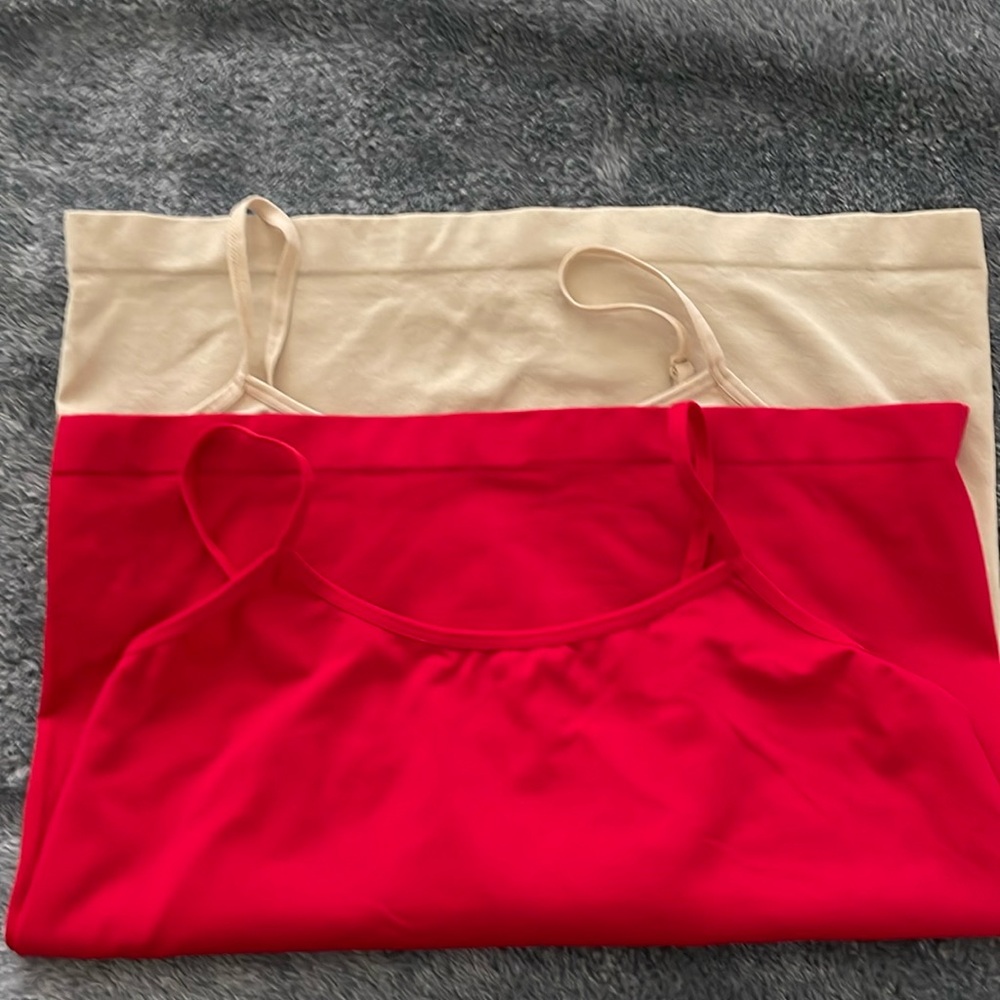Maternity shape wear. Two (Red and Beige)